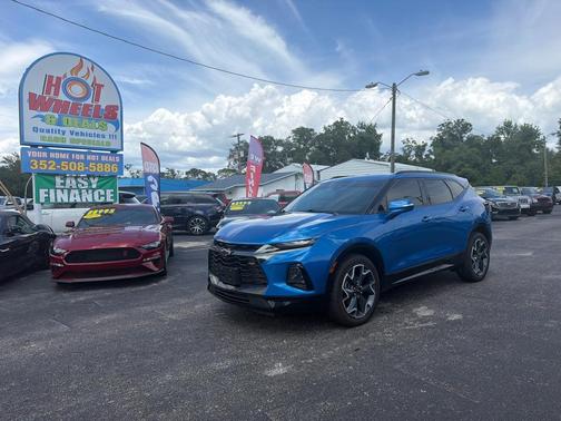 Blue 2020 Chevrolet Blazer RS
