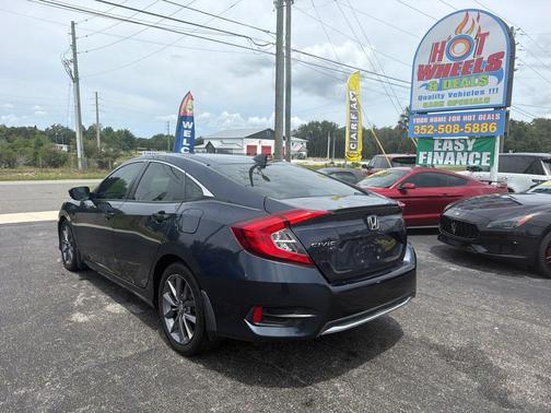 Blue 2019 Honda Civic EX-L