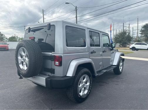 Silver 2014 Jeep Wrangler Unlimited Sahara