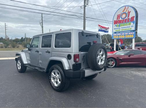 Silver 2014 Jeep Wrangler Unlimited Sahara