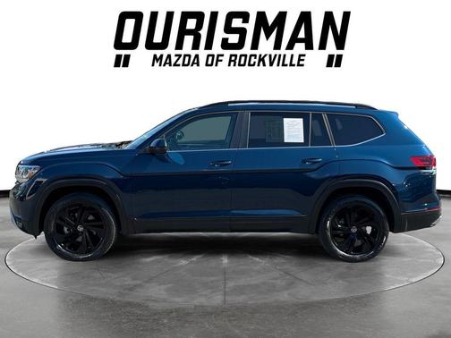 Tourmaline Blue Metallic 2023 Volkswagen Atlas 3.6L SE w/Technology