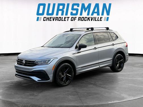 Silver Metallic 2023 Volkswagen Tiguan 2.0T SE R-Line Black