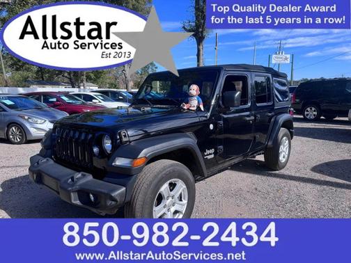 Black Clearcoat 2018 Jeep Wrangler Unlimited Sport