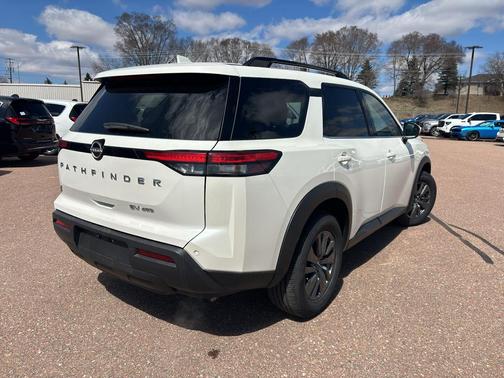 Pearl White Tricoat 2024 Nissan Pathfinder SV 4WD