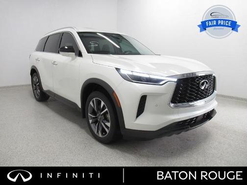 Majestic White 2023 INFINITI QX60 LUXE