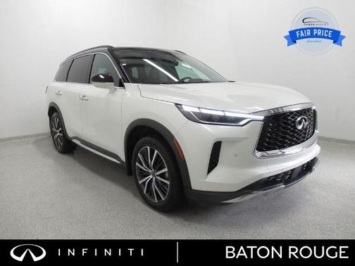 Majestic White / Black Obsidian 2022 INFINITI QX60 AUTOGRAPH