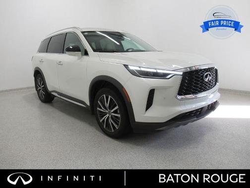 Majestic White 2023 INFINITI QX60 SENSORY
