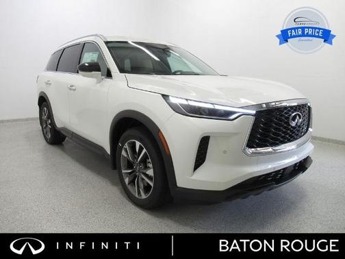 Majestic White 2025 INFINITI QX60 LUXE