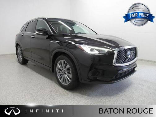 Black Obsidian 2025 INFINITI QX50 LUXE