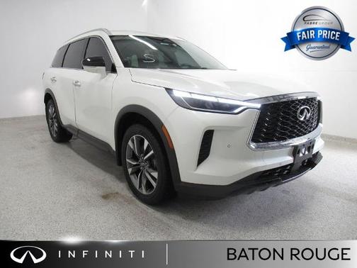 Majestic White 2023 INFINITI QX60 LUXE