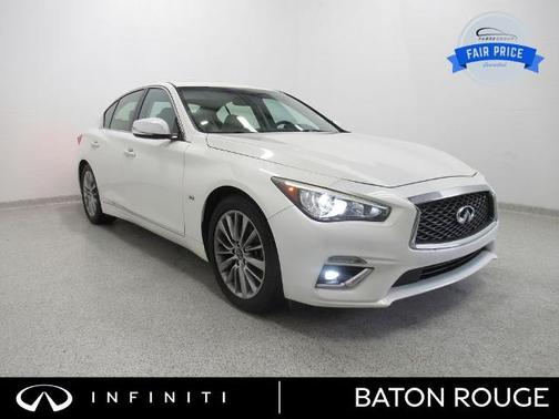 Majestic White 2019 INFINITI Q50 3.0t LUXE