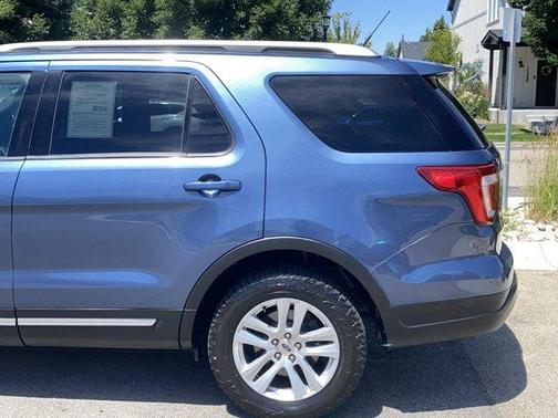Blue Metallic 2018 Ford Explorer XLT