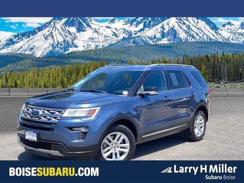 Blue Metallic 2018 Ford Explorer XLT