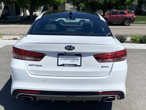 Snow White Pearl 2016 Kia Optima SXL Turbo