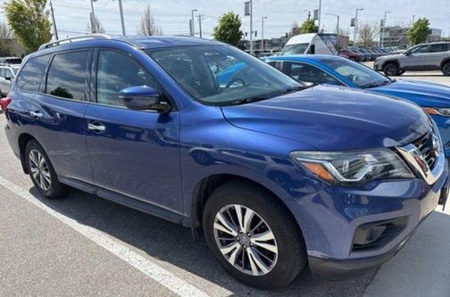 Caspian Blue 2017 Nissan Pathfinder S