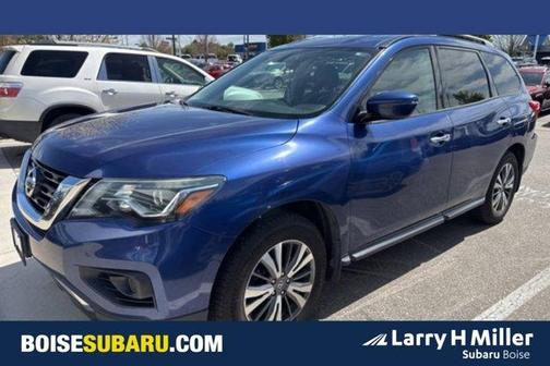 Caspian Blue 2017 Nissan Pathfinder S