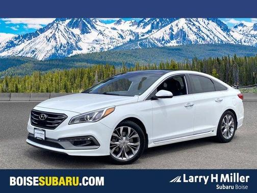 Quartz White Pearl 2017 Hyundai SONATA Limited 2.0T
