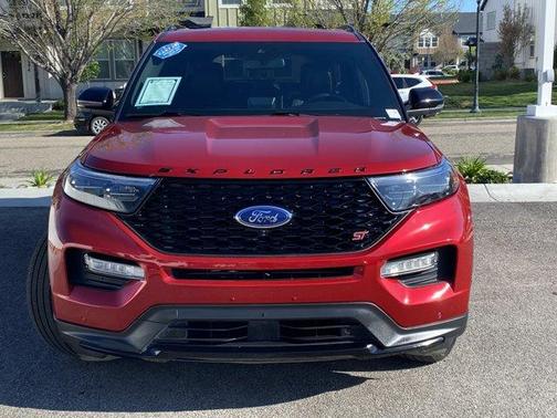 Red 2020 Ford Explorer ST