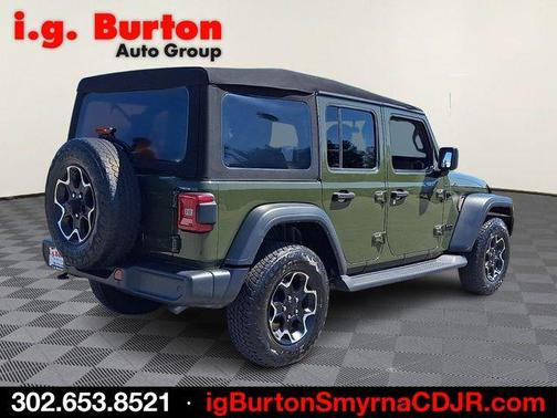Sarge Green Clearcoat 2021 Jeep Wrangler Unlimited Sport