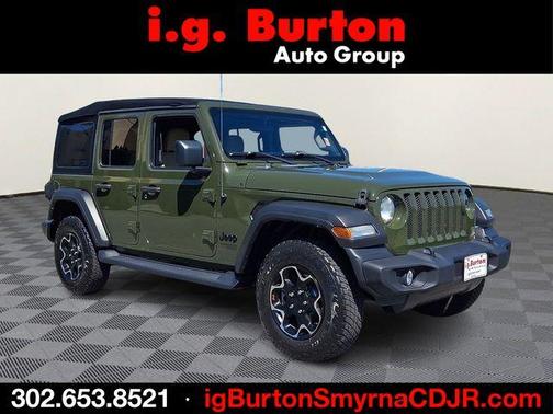 Sarge Green Clearcoat 2021 Jeep Wrangler Unlimited Sport