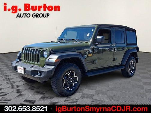 Sarge Green Clearcoat 2021 Jeep Wrangler Unlimited Sport