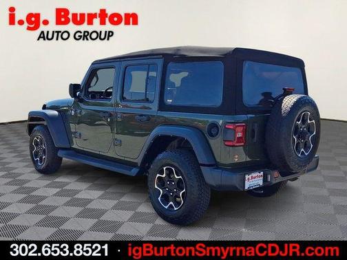 Sarge Green Clearcoat 2021 Jeep Wrangler Unlimited Sport
