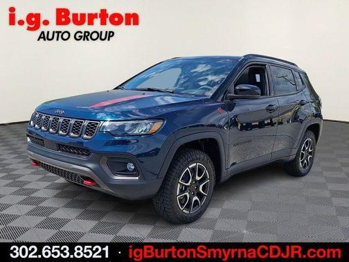 Fathom Blue Pearlcoat 2026 Jeep Compass Trailhawk