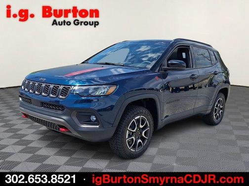 Fathom Blue Pearlcoat 2026 Jeep Compass Trailhawk