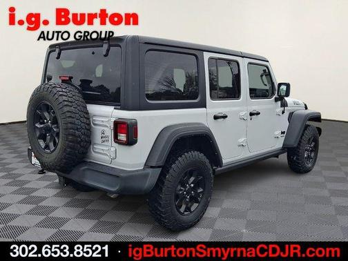 Bright White Clearcoat 2022 Jeep Wrangler Unlimited Sport