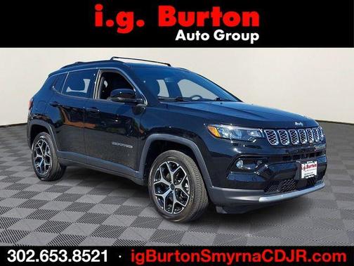 Diamond Black 2025 Jeep Compass Limited