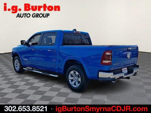 Hydro Blue Pearlcoat 2022 RAM 1500 Laramie