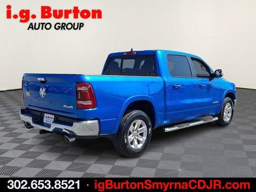 Hydro Blue Pearlcoat 2022 RAM 1500 Laramie