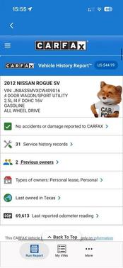 2012 Nissan Rogue SV