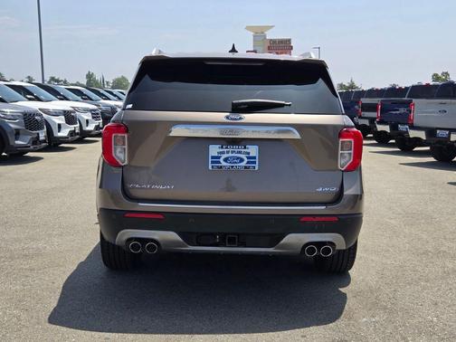Stone Gray Metallic 2021 Ford Explorer Platinum