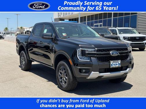 Shadow Black 2025 Ford Ranger XLT
