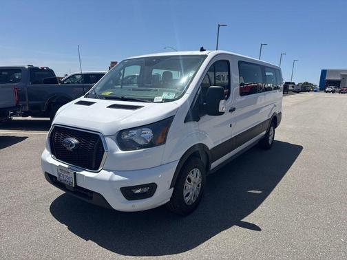 Oxford White 2023 Ford Transit-350 XLT