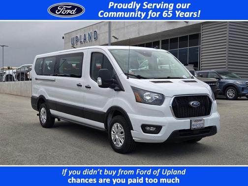 Oxford White 2023 Ford Transit-350 XLT