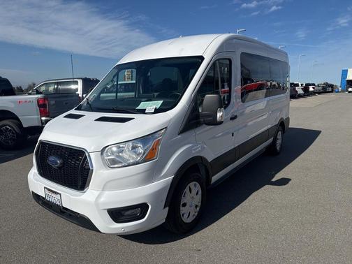 Oxford White 2022 Ford Transit-350 XLT
