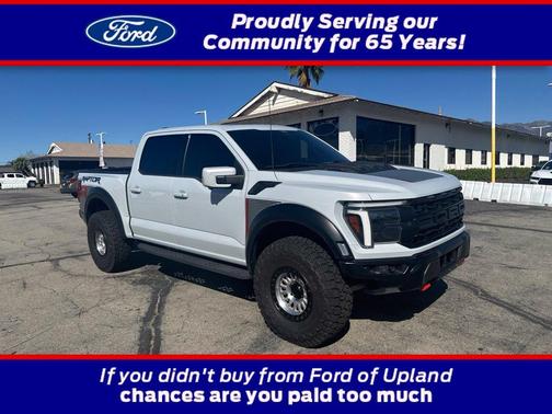 Space White Metallic 2025 Ford F-150 Raptor
