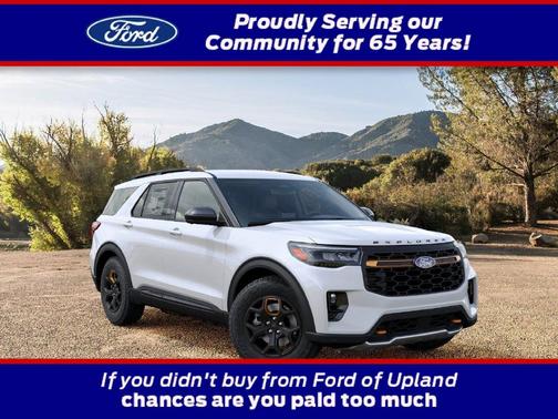 White 2027 Ford Explorer Tremor