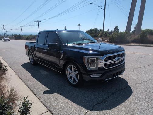 Blue Metallic 2022 Ford F-150 Limited
