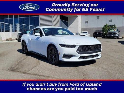 Oxford White 2025 Ford Mustang EcoBoost Premium