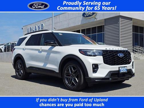 White Metallic 2026 Ford Explorer ST