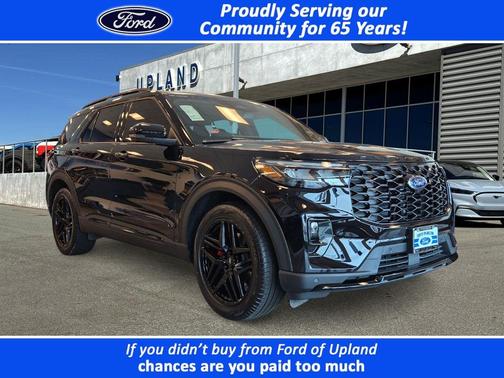 Black Metallic 2026 Ford Explorer ST-Line