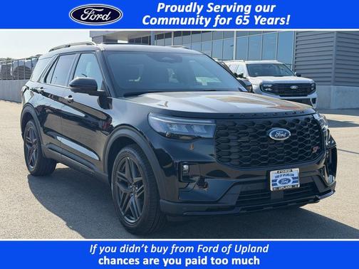 Agate Black Metallic 2026 Ford Explorer ST