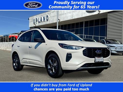 White Metallic 2024 Ford Escape ST-Line