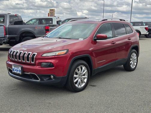 Deep Cherry Red Crystal Pearlcoat 2016 Jeep Cherokee Limited