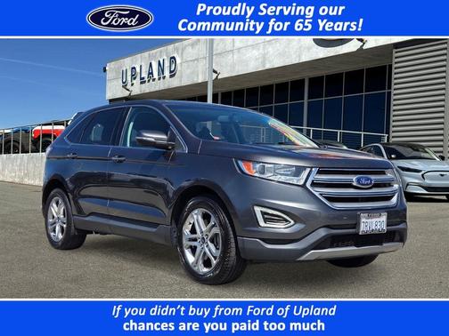 Magnetic Metallic 2015 Ford Edge Titanium