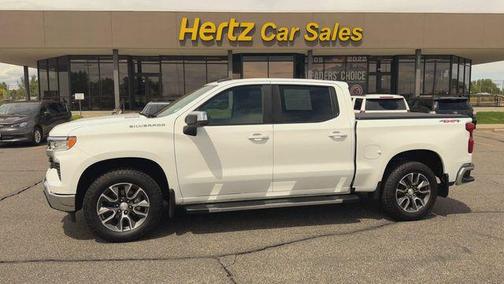 Summit White 2022 Chevrolet Silverado 1500 LT