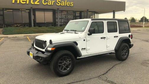 Bright White Clearcoat 2025 Jeep Wrangler Sport S